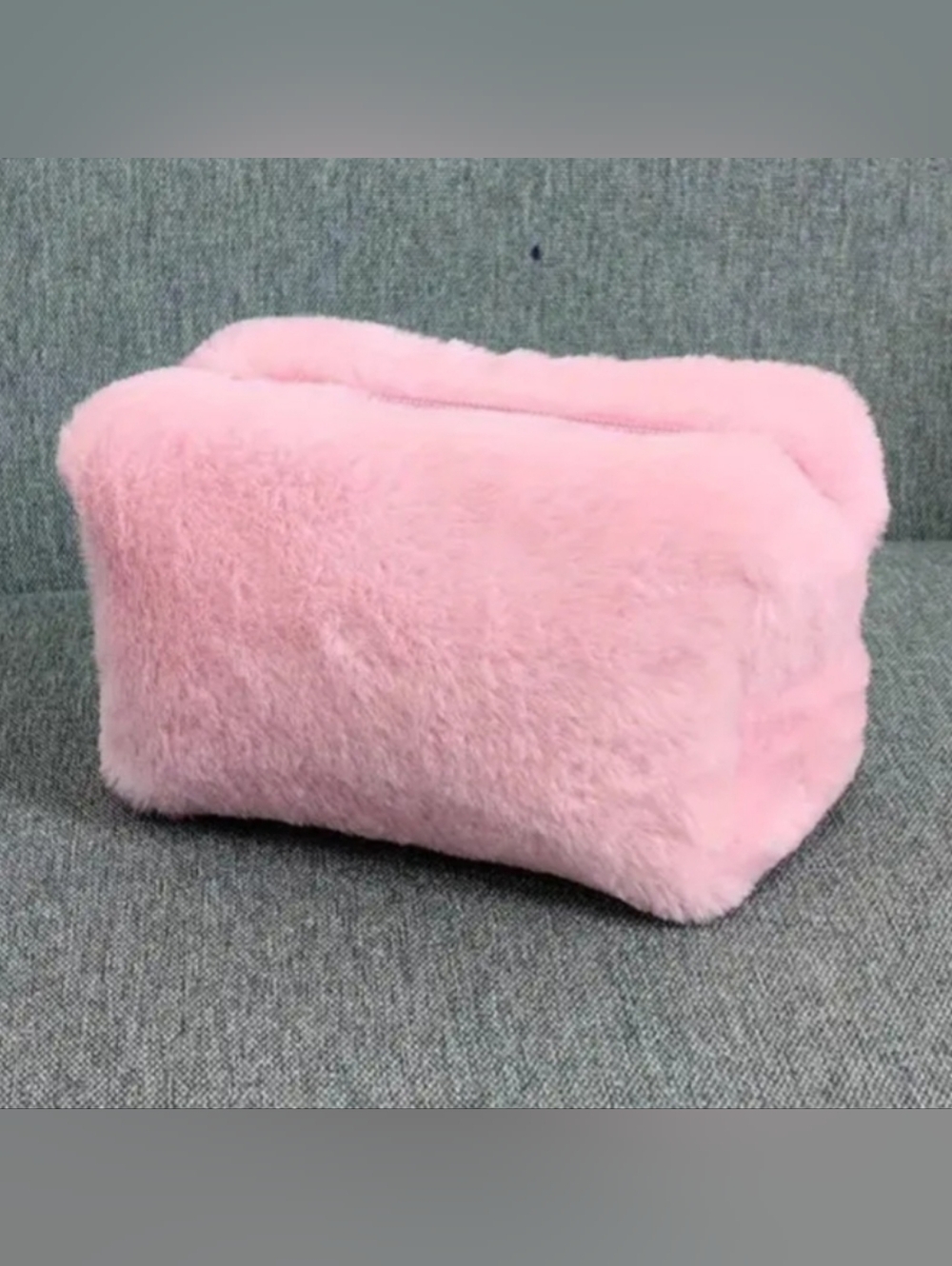 Plush Cosmetic Makeup Bag